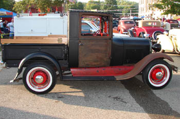 Rat rod Ford truck Newport Hill Climb